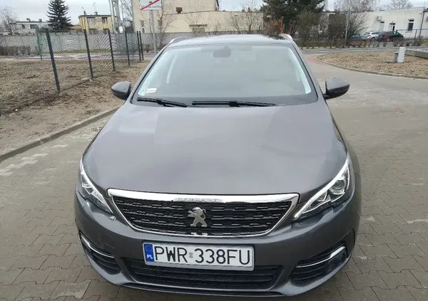 września Peugeot 308 cena 58900 przebieg: 43800, rok produkcji 2020 z Września